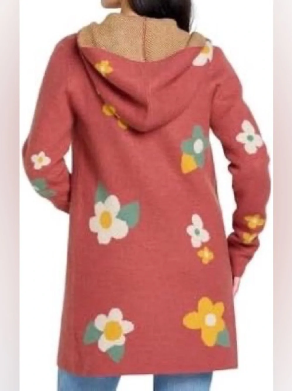 TOAD&CO heartfelt hoodie in sundown flowers size L_NWT - Picture 3 of 7